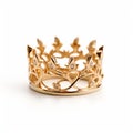Filigree Crown Inspired Gold Ring By Rinat Voligamsi And Petrina Hicks