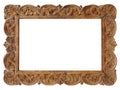 Filigree wooden picture frame