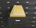 Filing cabinet Royalty Free Stock Photo