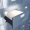 Filing cabinet Royalty Free Stock Photo