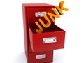 Filing junk Royalty Free Stock Photo