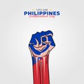Filipino Araw ng Kalayaan (Translate: Philippine Independence Day) is the Philippine National Day and Republic Day, which is