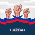 Filipino Araw ng Kalayaan (Translate: Philippine Independence Day) is the Philippine National Day and Republic Day, which is