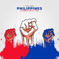 Filipino Araw ng Kalayaan (Translate: Philippine Independence Day) is the Philippine National Day and Republic Day, which is