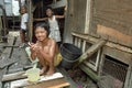 Filipino children live on rubbish dump in slum