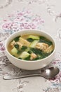 Filipino cuisine, chicken green papaya moringa soup