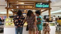 Filipino Customers Buy Native Food Delicacies Inside Mall in Cebu City, Philippines