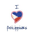 Filipino flag patriotic t-shirt design.