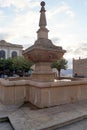 Filipino Fountain, restored 17th-century Mannerism-styled stone public fountain, Torre de Moncorvo, Portugal