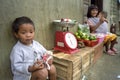 Filipino Sisters sell fruit and vegetables