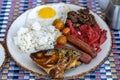 Filipino style breakfast set Royalty Free Stock Photo