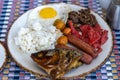 Filipino style breakfast set Royalty Free Stock Photo