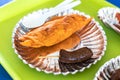 Filipino Style street food Empanada Royalty Free Stock Photo