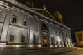 Filipinos' church in Valladolid, in the night Royalty Free Stock Photo