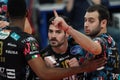 Italian Volleyball Men Cup Quarter finals - Sir Safety Conad Perugia vs Kioene Padova Royalty Free Stock Photo