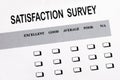 Fill in the satisfaction survey