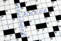 Fill the words Success Career in the puzzle Royalty Free Stock Photo