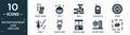 filled entertainment and arcade icon set. contain flat board games, disco, jenga, tamagotchi, token, dance, puppet show, game