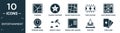 filled entertainment icon set. contain flat tangram, chinese checkers, board game blocks, table soccer, logic board games,