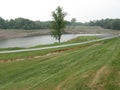 Filled limestone quarry in Gaffney South Carolina