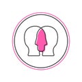 Filled outline Project team base icon isolated on white background. Business analysis and planning, consulting, team