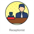 Receptionist Royalty Free Stock Photo