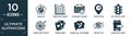 filled ultimate glyphicons icon set. contain flat timer off, three bars graph, calendar checked, checked pin, big traffic light,