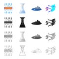 Filler, filter, system and other web icon in cartoon style.Tools, machinery, means, icons in set collection. Royalty Free Stock Photo