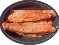 Fillet of a cold-smoked salmon