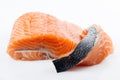 Fillet and salmon steak, trout, red fish Royalty Free Stock Photo