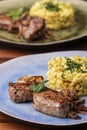 Fillet and spaetzle Royalty Free Stock Photo