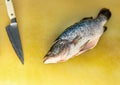 Filleting fish Royalty Free Stock Photo