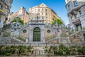 The well-known Fillgraderstiege in spring, in Vienna, Austria