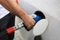 Filling with car gasoline Royalty Free Stock Photo