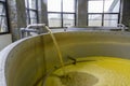 Filling fermentation tank