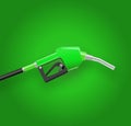 Filling gun. gas refueling nozzle, gasoline pump 3d render. Fuel vector illustration. Royalty Free Stock Photo