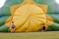 Filling the Hot Air Balloon