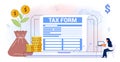 Filling tax from Analyzing financial data Online tax payment Return as document for VAT