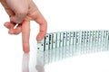 Fillip the dominoes Royalty Free Stock Photo