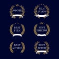 Best film award golden laurel emblem