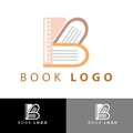 FILM BOOK LOGO ELEMENT TEMPLATE FOR EDUCATION Royalty Free Stock Photo
