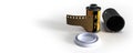 Film canister Royalty Free Stock Photo