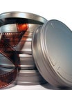 Film canisters Royalty Free Stock Photo