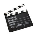 Film clap board Royalty Free Stock Photo