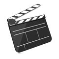 Film Clap Board Cinema. Royalty Free Stock Photo