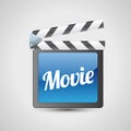 Film clap board cinema Royalty Free Stock Photo