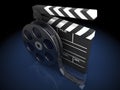 Film clap Royalty Free Stock Photo