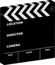 Film clapper 3d