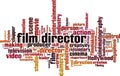 Film director word cloud