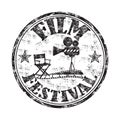 Film festival rubber stamp Royalty Free Stock Photo